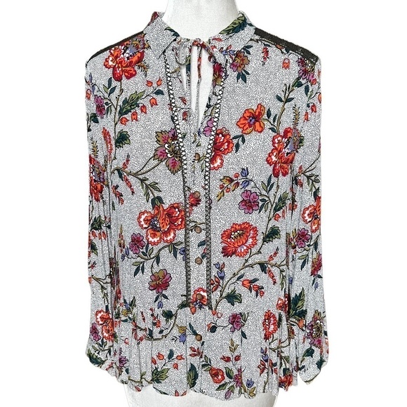 Maeve Anthropologie Boho Top. Size 2P - Picture 1 of 6